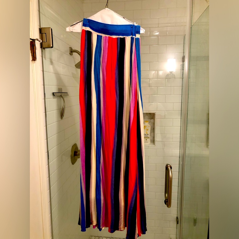 Splendid XS soft knit rainbow maxi skirt.
